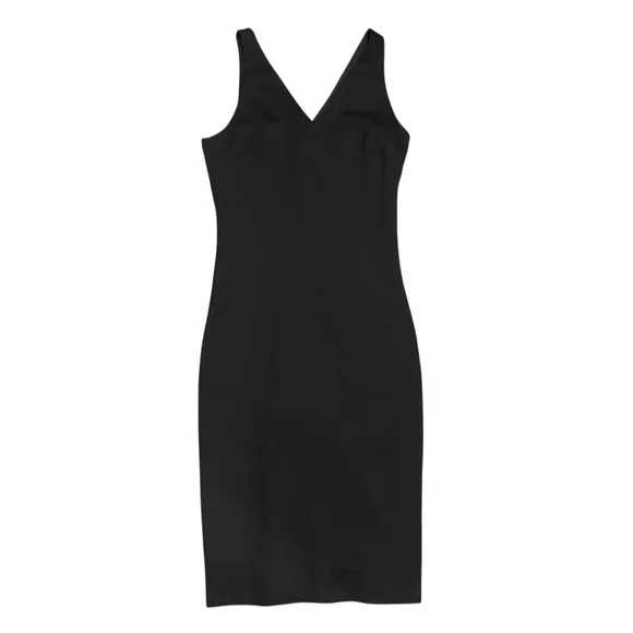 White House Black Market Aura‎ Black Sleeveless Sculpting Sheath Dress Size 4 - Picture 3 of 13